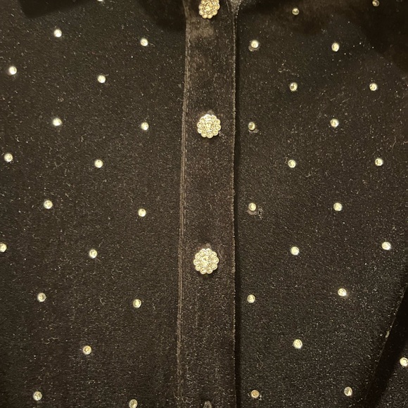 Black velvet dress NWT - Picture 2 of 4